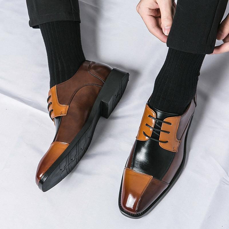 DapperStride Cap Toe Derby Shoes