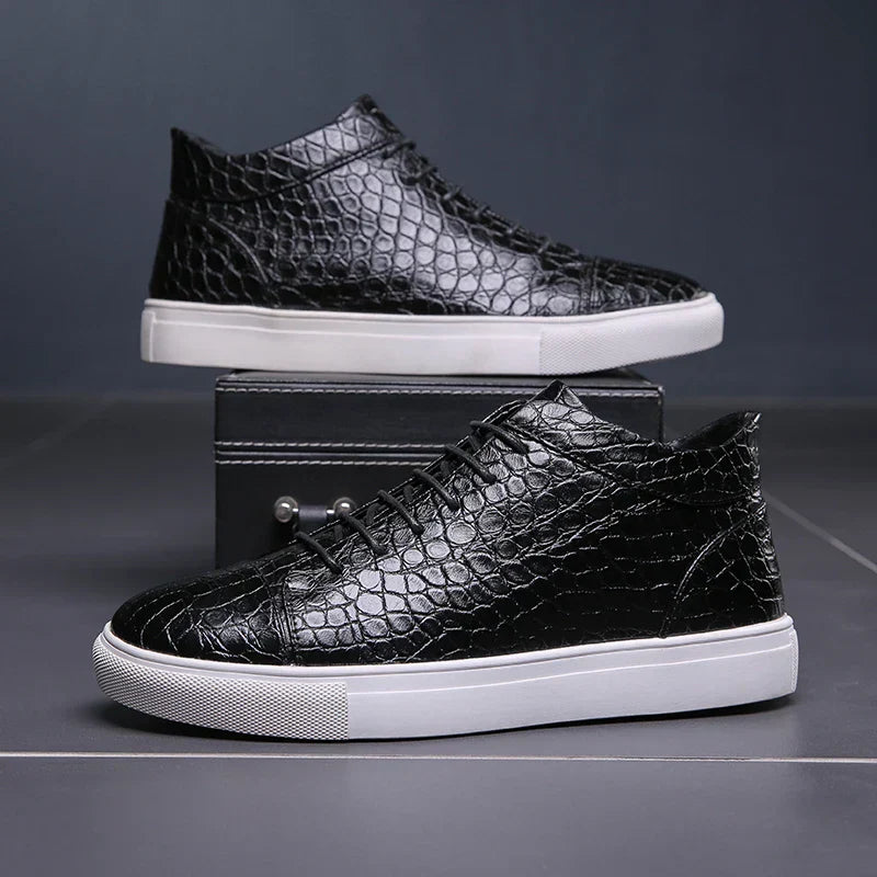Anthony Sartain Leather Sneakers