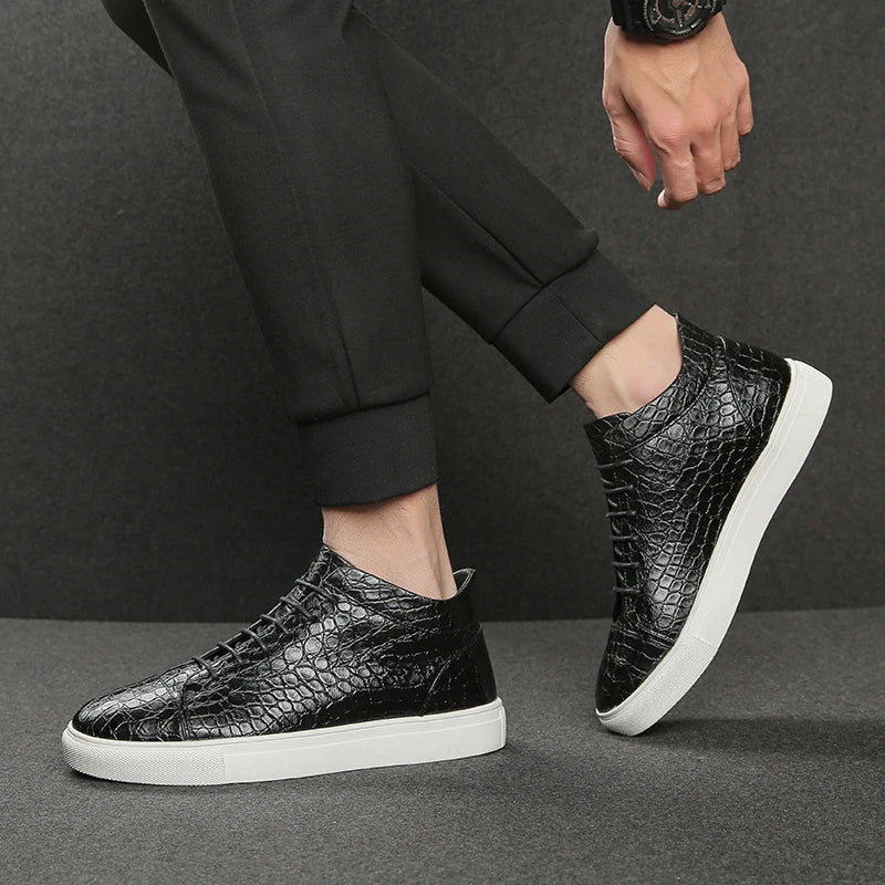 Anthony Sartain Leather Sneakers