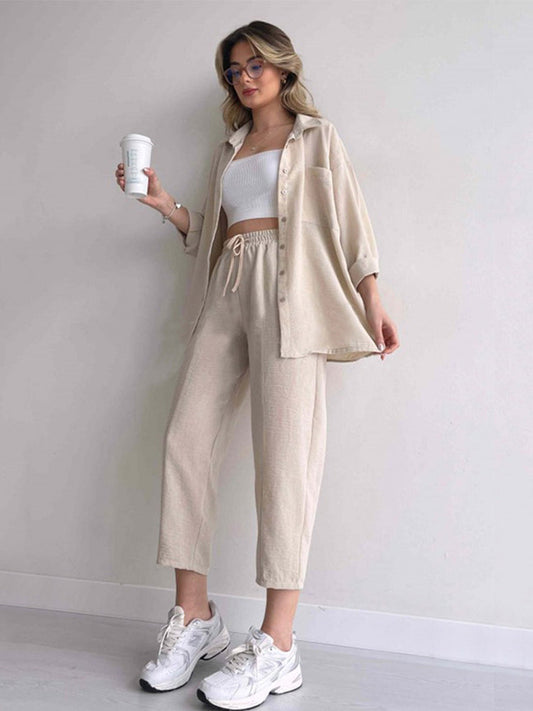 Carla™ Linen Two Piece Set