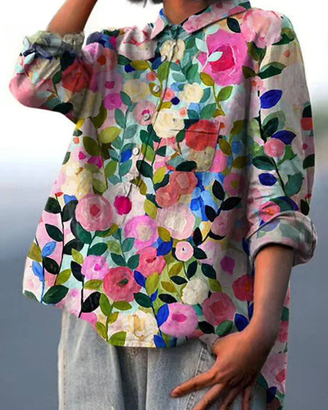 Rosie- VINTAGE FLORAL BLOUSE