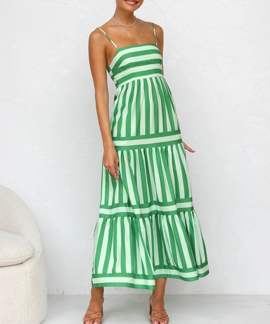 Olivia | Striped Pattern Dress